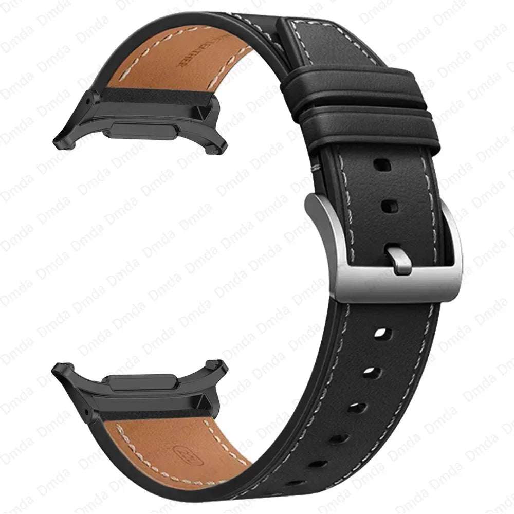 For Samsung Galaxy Watch Ultra 47mm Watch Straps Leather Wristband Galaxy Watch7 Ultra Watchband Bracelet Replacement Accessorie