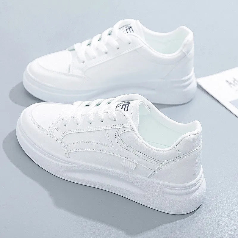 Contemporary Women's Lace-Up Sneaker – Fashion-Forward Silhouette, Premium Comfort Construction, and Versatile Styling for Daily Casual Wear