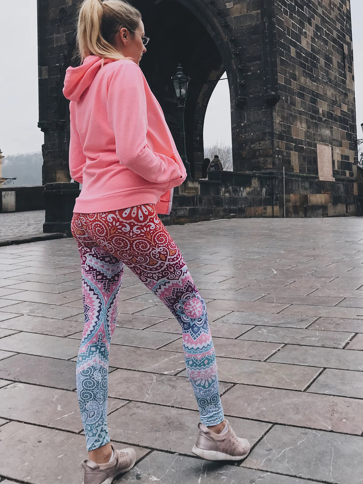 Leggings for Women - Soft Athletic Tummy Control Yoga Pants for Cycling Dance Tights