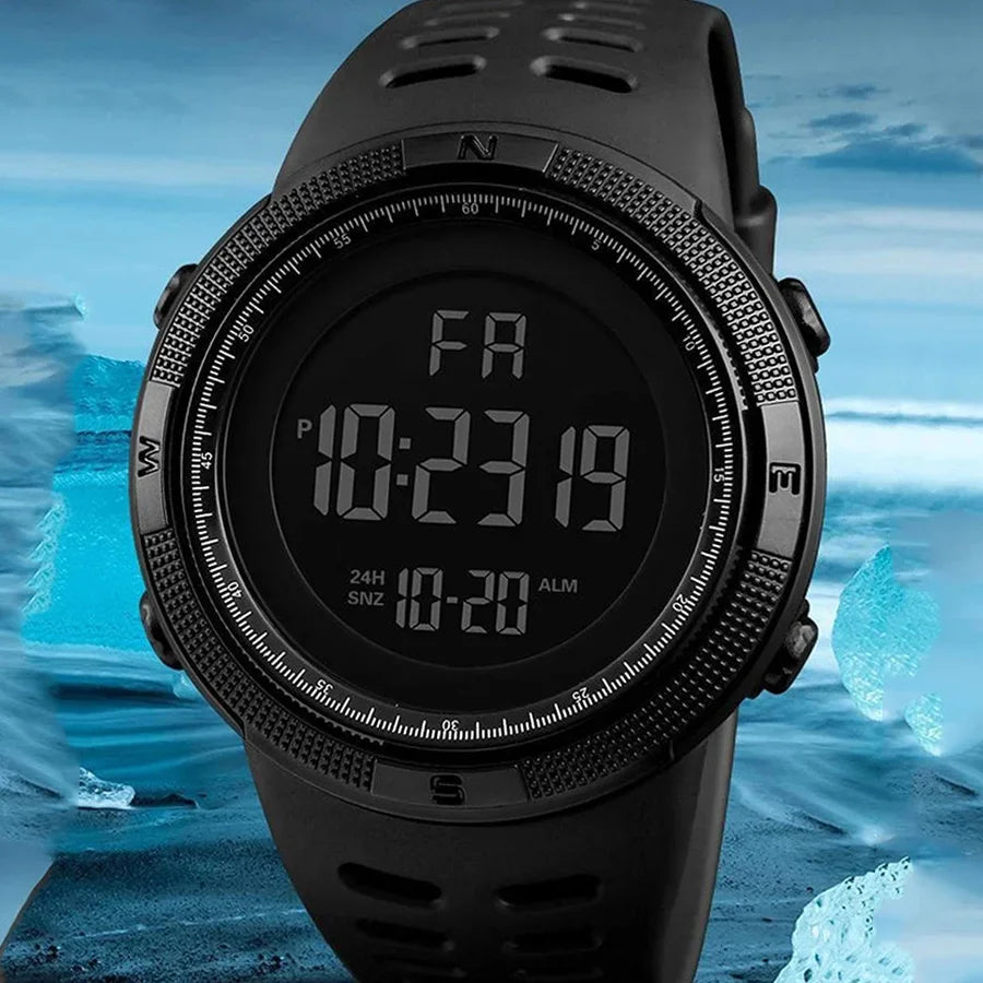 Electronic Watch For Men's Military Sports Watches Luminous Multifunction LED Digital Wristwatch for Man Kids Boy Student Teen