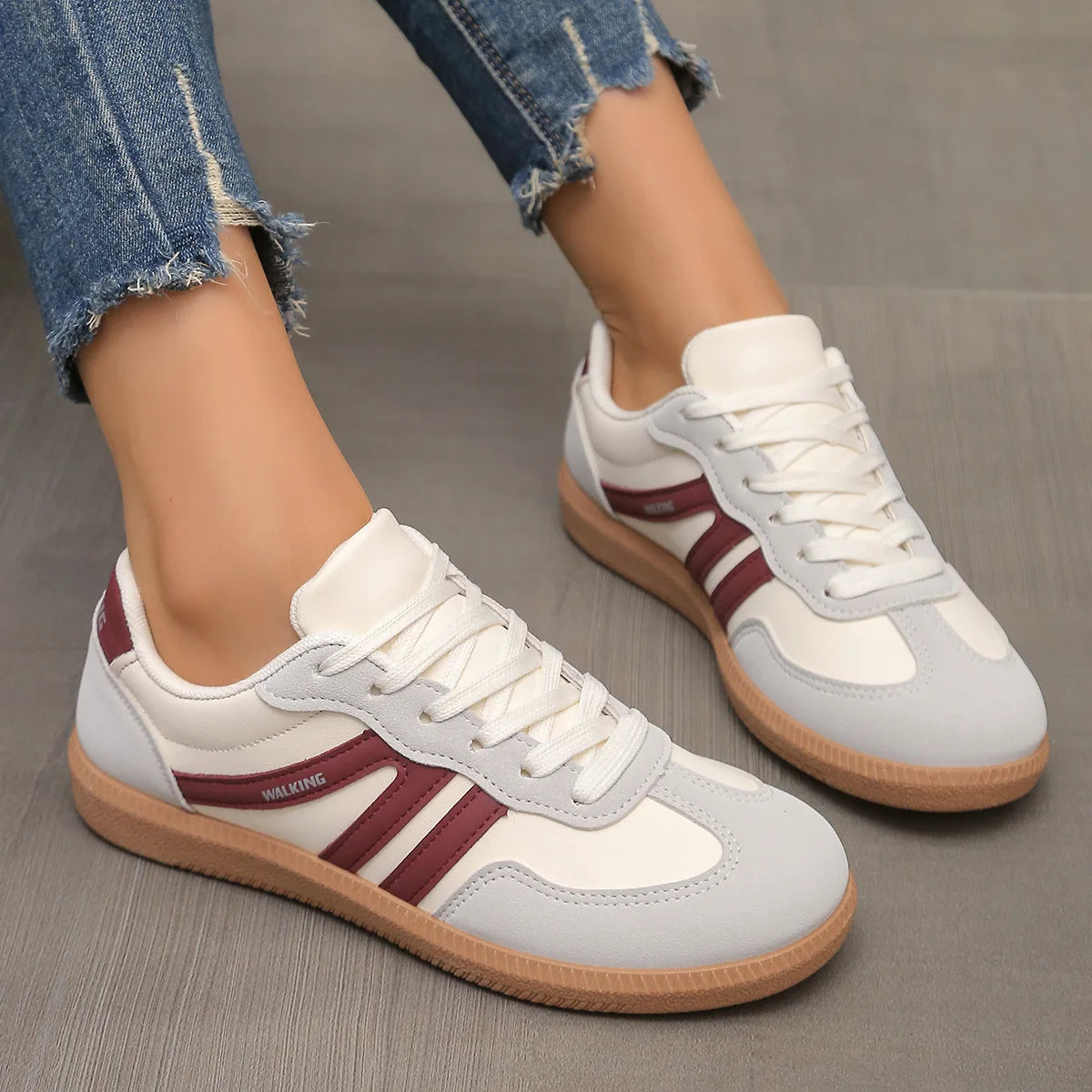Luxury Women's Soft Slip-On Sneakers – Premium Lightweight Comfort Flats