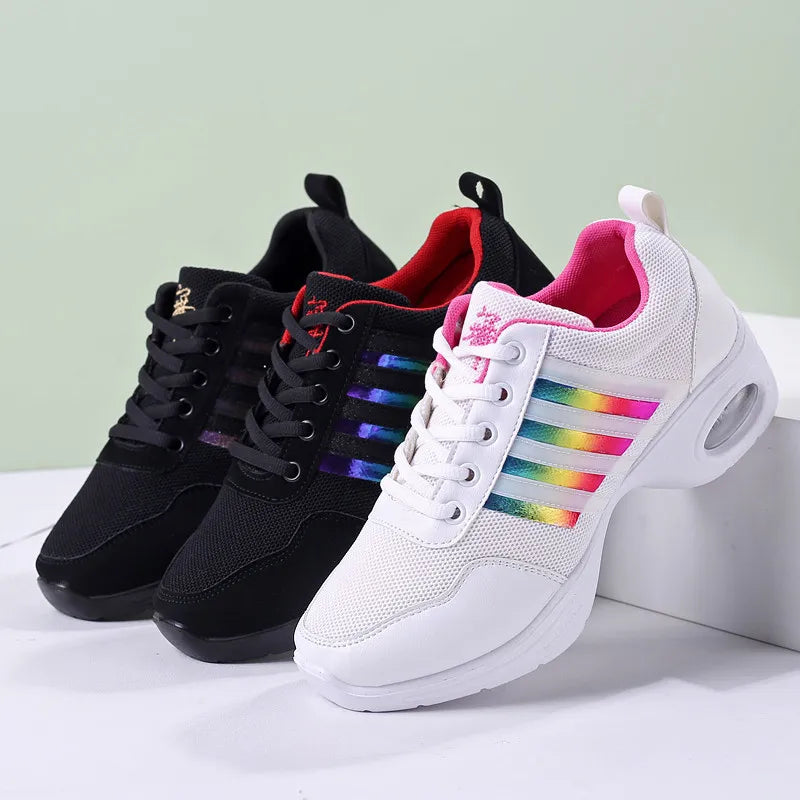 Mesh Women's Sneakers – Ultra-Lightweight, Breathable with a Split-Outsole Design for Jazz, Modern Dance, and Studio Fitness