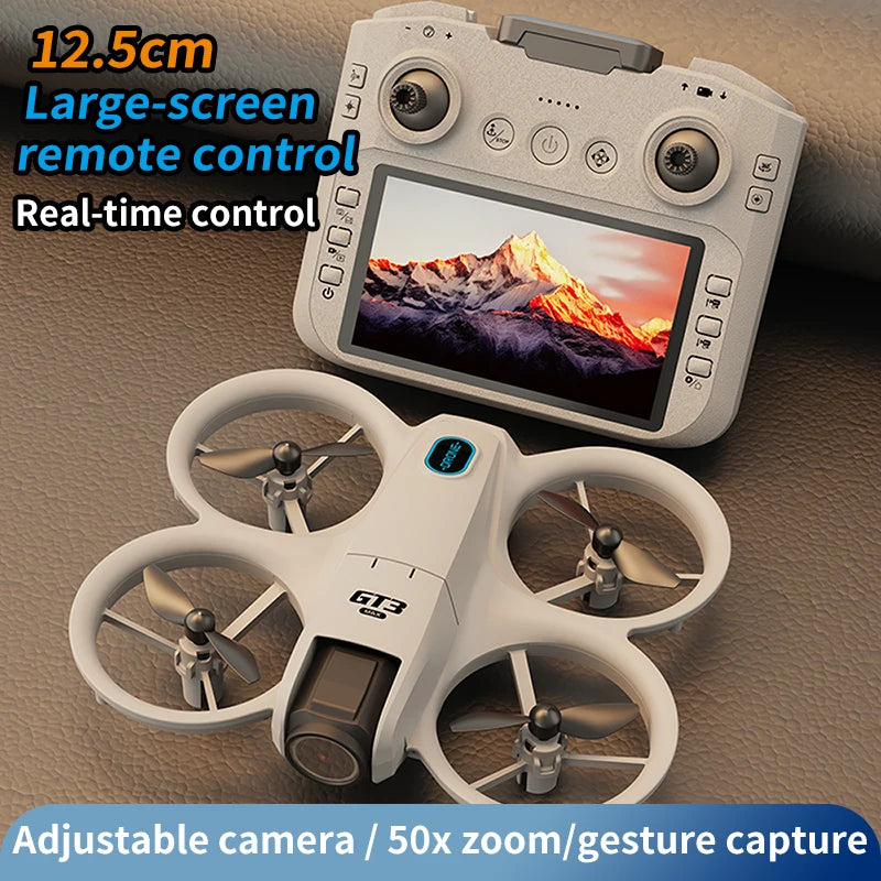 GT3 MAX Drone 8K HD 4.3" Remote Control Headless Mode Helicopter 360° Flip Quadcopter Toys Mini Drone Fors Kid Toy Gifts