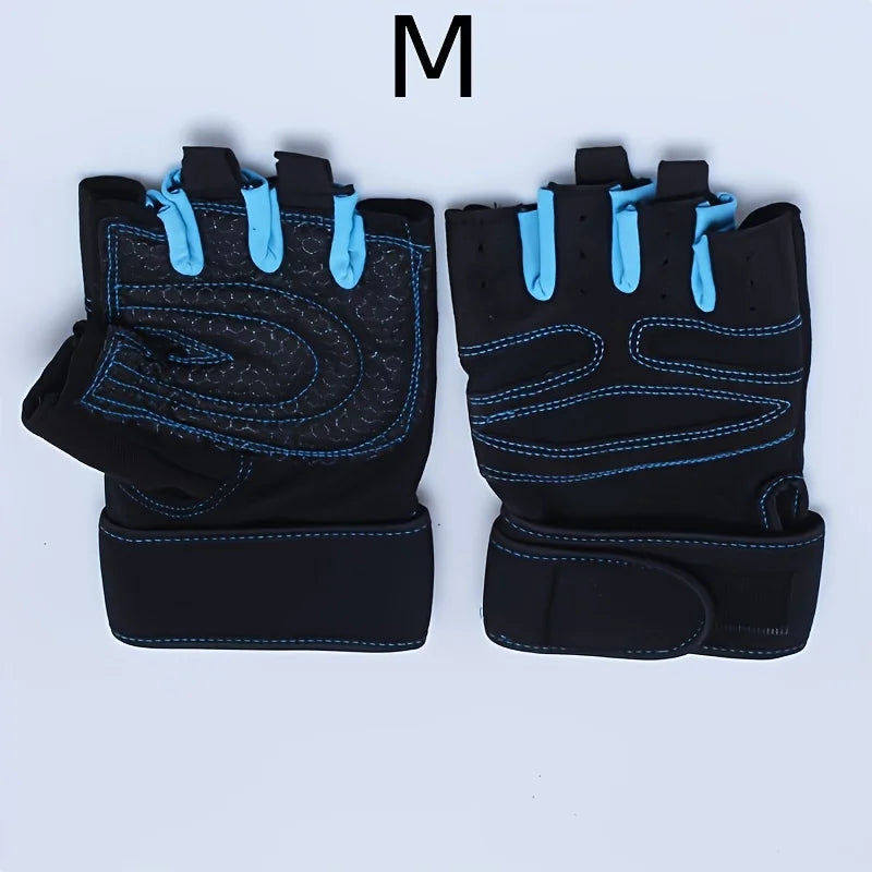 Men Fitness Weight Lifting Wristband Gloves Body Building Training Sports Exercise Cycling