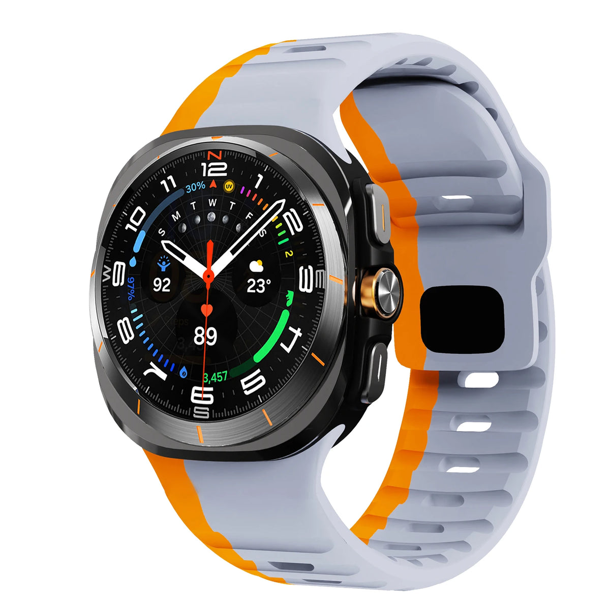 Sport Silicone For Samsung Galaxy Watch 7 Ultra Strap 47mm Accessories correa Bracelet For Samsung Galaxy Watch ultra band 47 mm