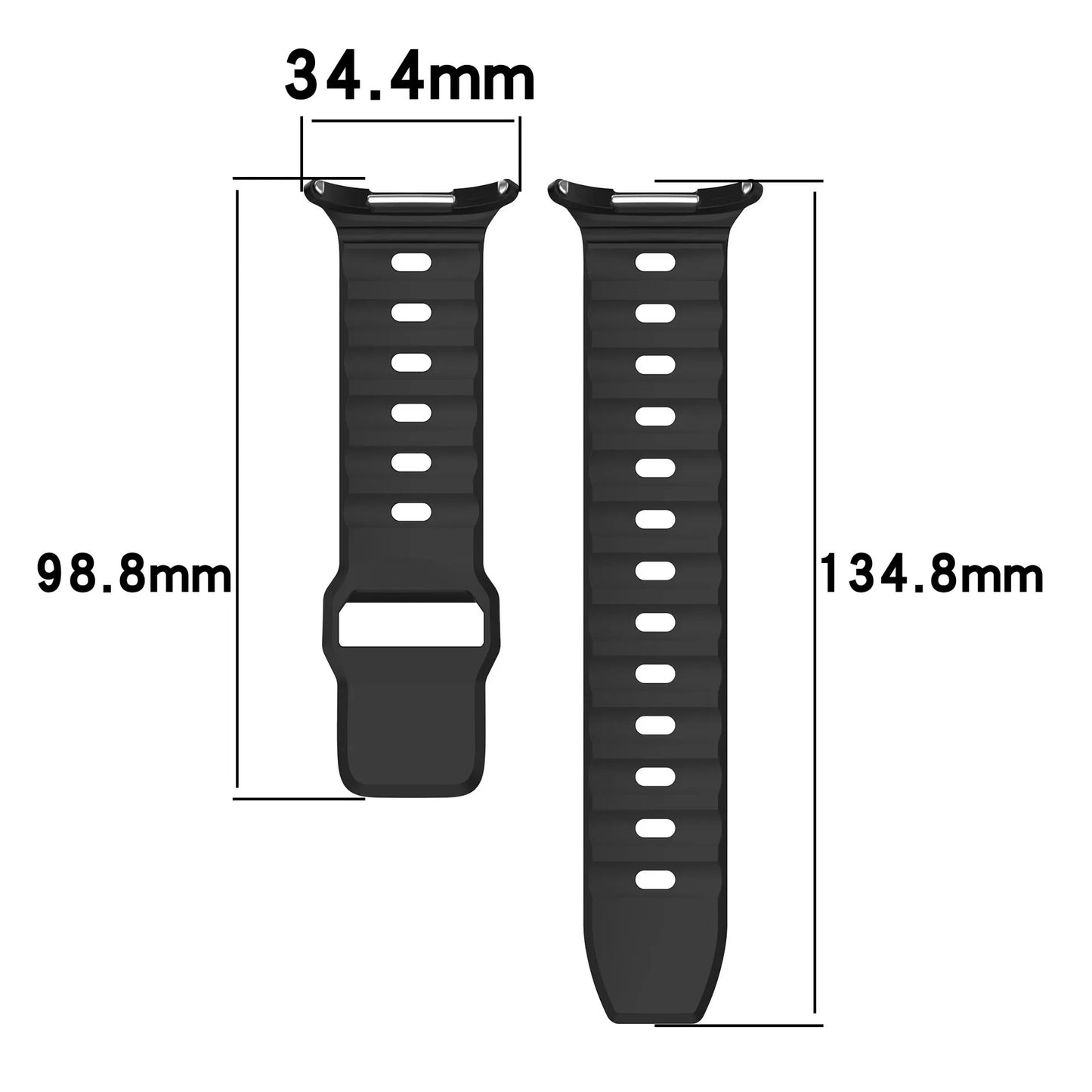 Sport Silicone Strap For Samsung Galaxy Watch 8 Ultra 47mm Bracelet Wristband Accessories Samsung Galaxy Watch Ultra 47mm Correa