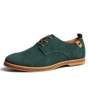 2026 New Leather Shoes for Men Luxury Men's Oxford Shoes High Quality Suede Leather Mens Business Casual Shoes Zapatos De Hombre