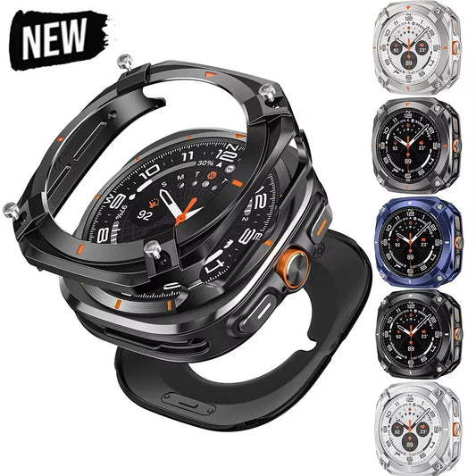 Aluminium Alloy Metal Bumper for Samsung Galaxy Ultra Watch 7 Ultra 47mm Protective Case Cover for Samsung Galaxy Watch Ultra