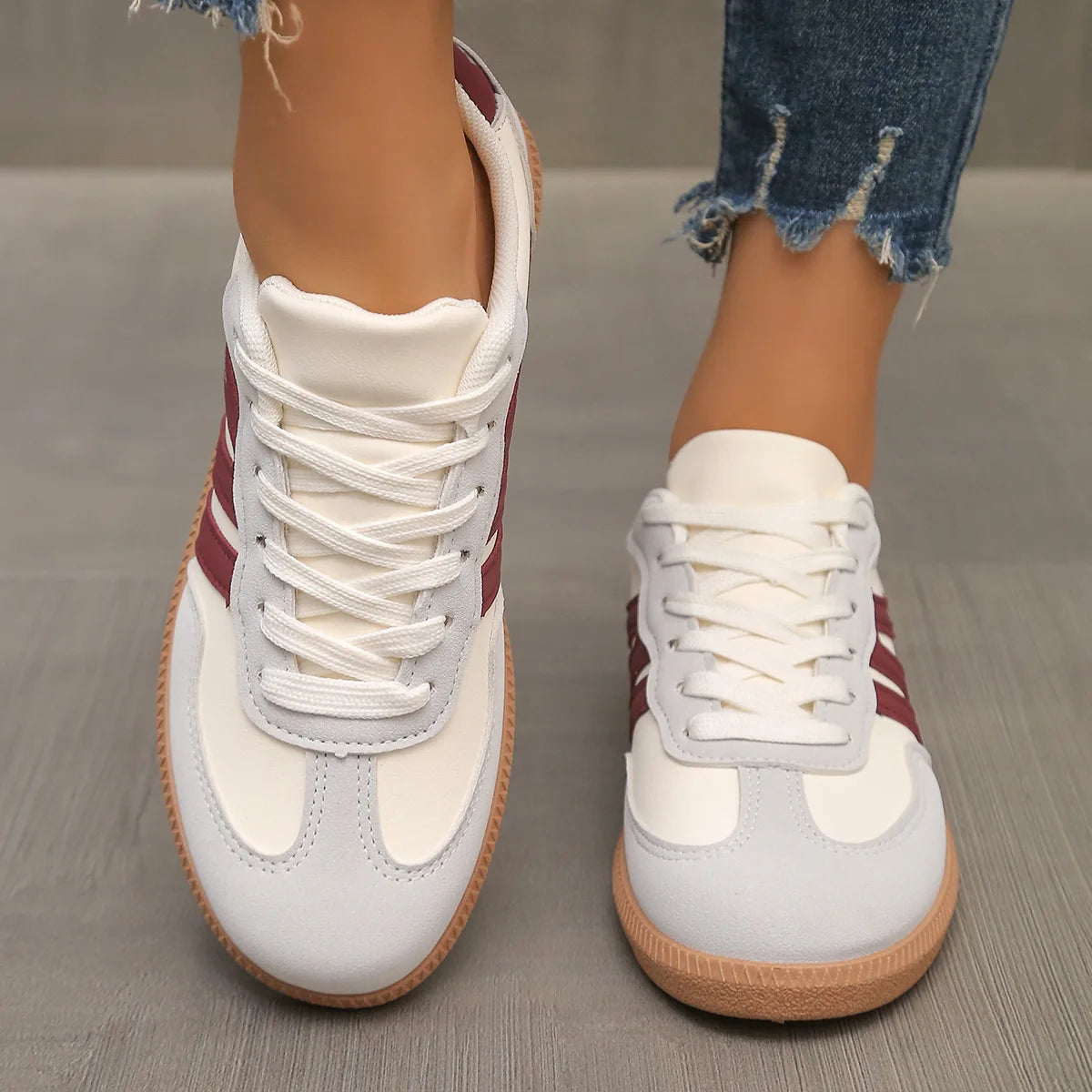 Luxury Women's Soft Slip-On Sneakers – Premium Lightweight Comfort Flats