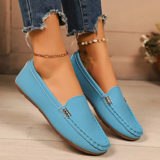 Women Casual Shoes 2026 New Spring and Autumn Flat Loafers Shoes Women Fashion Non-slip