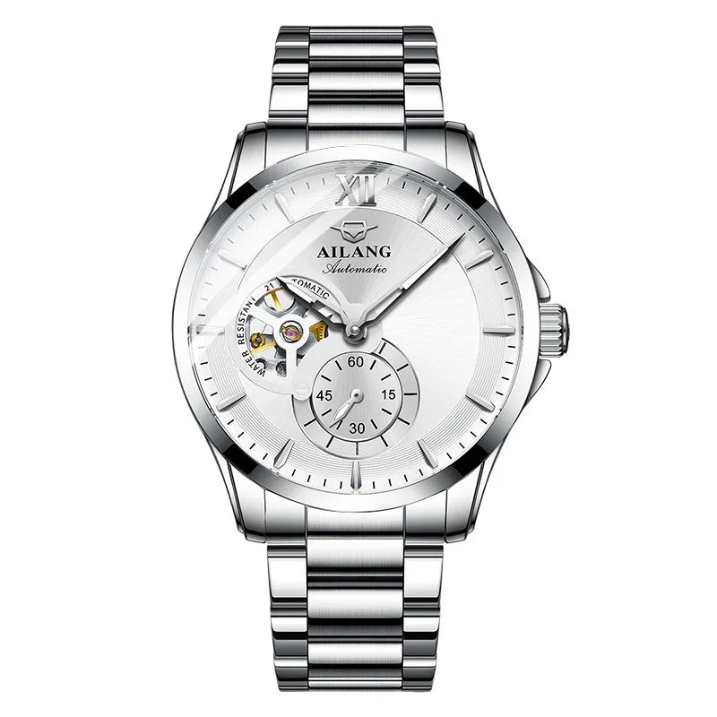 Watches for Men Tourbillon Skeleton Luminous Luxury Mechanical Self Winding Men's Wrist Watch Waterproof