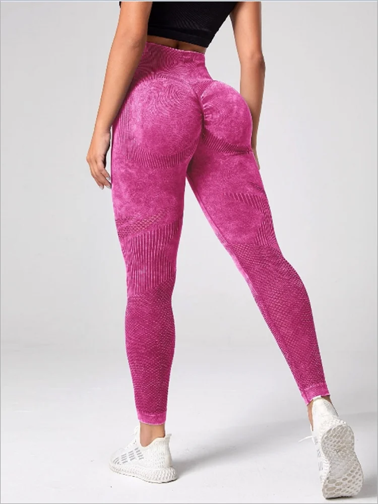 Women Leggings for Fitness Yoga Pants Seamless Sport Tights Scrunch Butt Gym Pantalones Workou High Waist Elastic