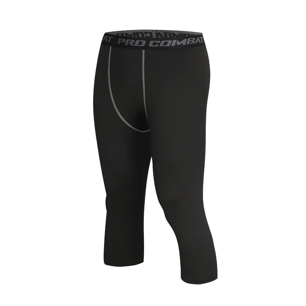 Mens Compression Pants Shaperwear Tights Cool Dry Leggings Sports Baselayer Running Athletic Workout Underwear Active Shorts
