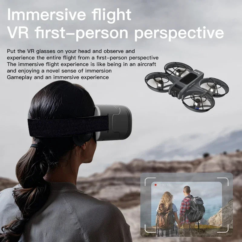 Drone X226/X226VR Drones 8K Profession HD Wide Angle Camera WiFi FPV RC Helicopter Large Screen Foldable Quadcopter