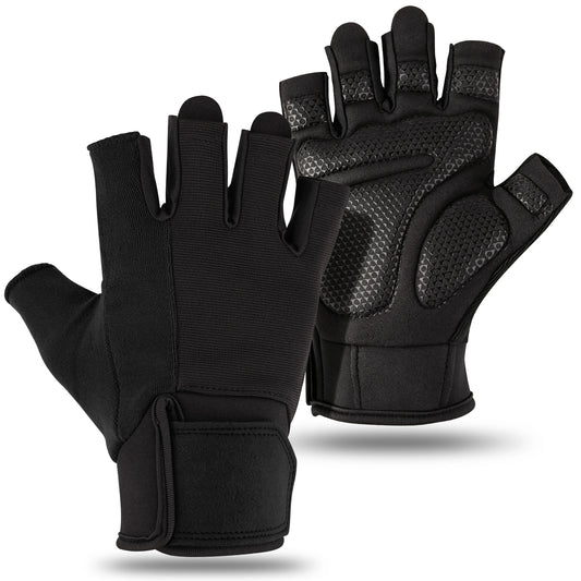 Training Sport Gloves for Men Women Workout Gloves Fitness Body Building Weightlifting Gym Hand Wrist Palm Protector Gloves