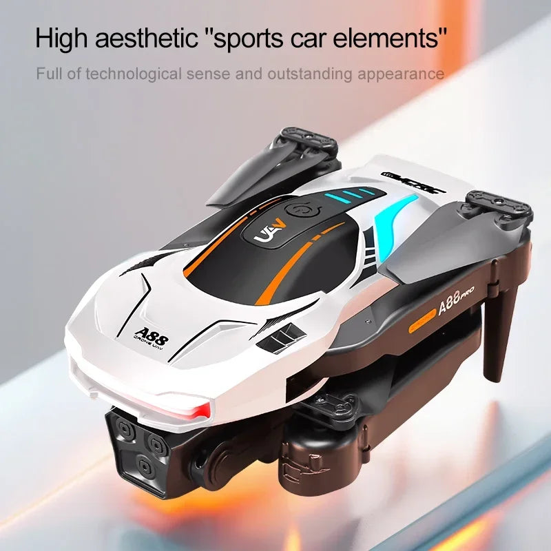 Drone Professional 4K Three Camera Folding Obstacle Avoidance Optical Flow Positioning Upgraded  New Toys for Boys