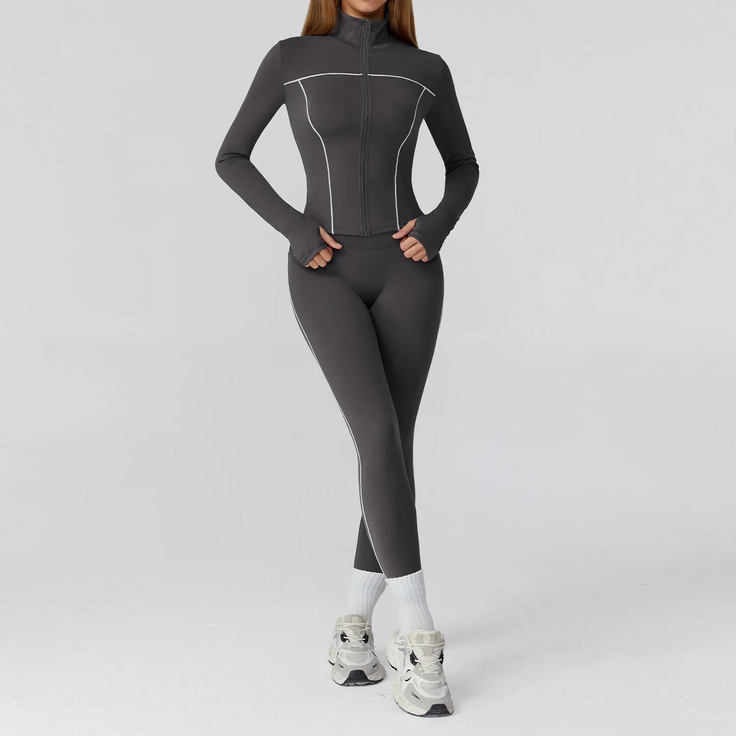 Women Clothes Sports Outfits Yoga Set 2/3PCS Fitness Tracksuit Gym Legging Workout Long Sleeved Female Bra Yoga Suit Sportswear