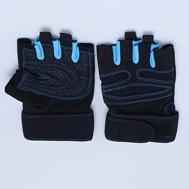 Men Fitness Weight Lifting Wristband Gloves Body Building Training Sports Exercise Cycling