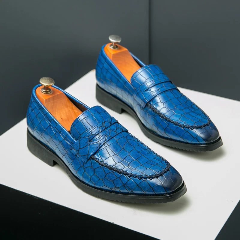 Classic Men's Casual Driving Loafers – Comfortable, Fashionable Moccasins in Leather for Business, and Weddings