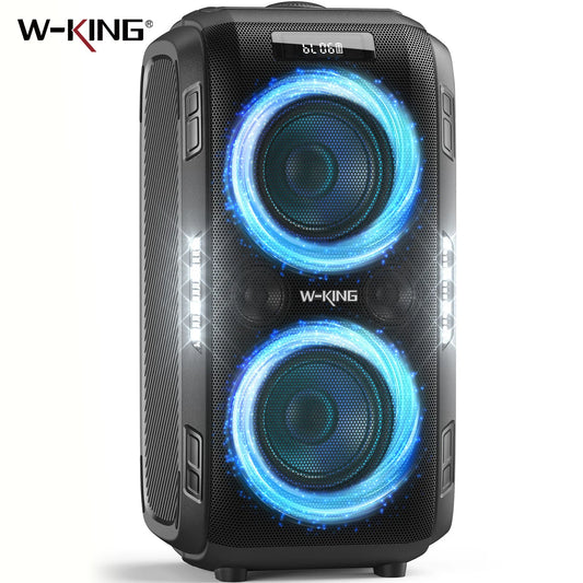 W-KING T9PRO 120W Large Bluetooth Speaker Loudest/Massive 120dB/12 Custom Bass, BT 5.3 Big Party Boombox Portable Speaker Wireless