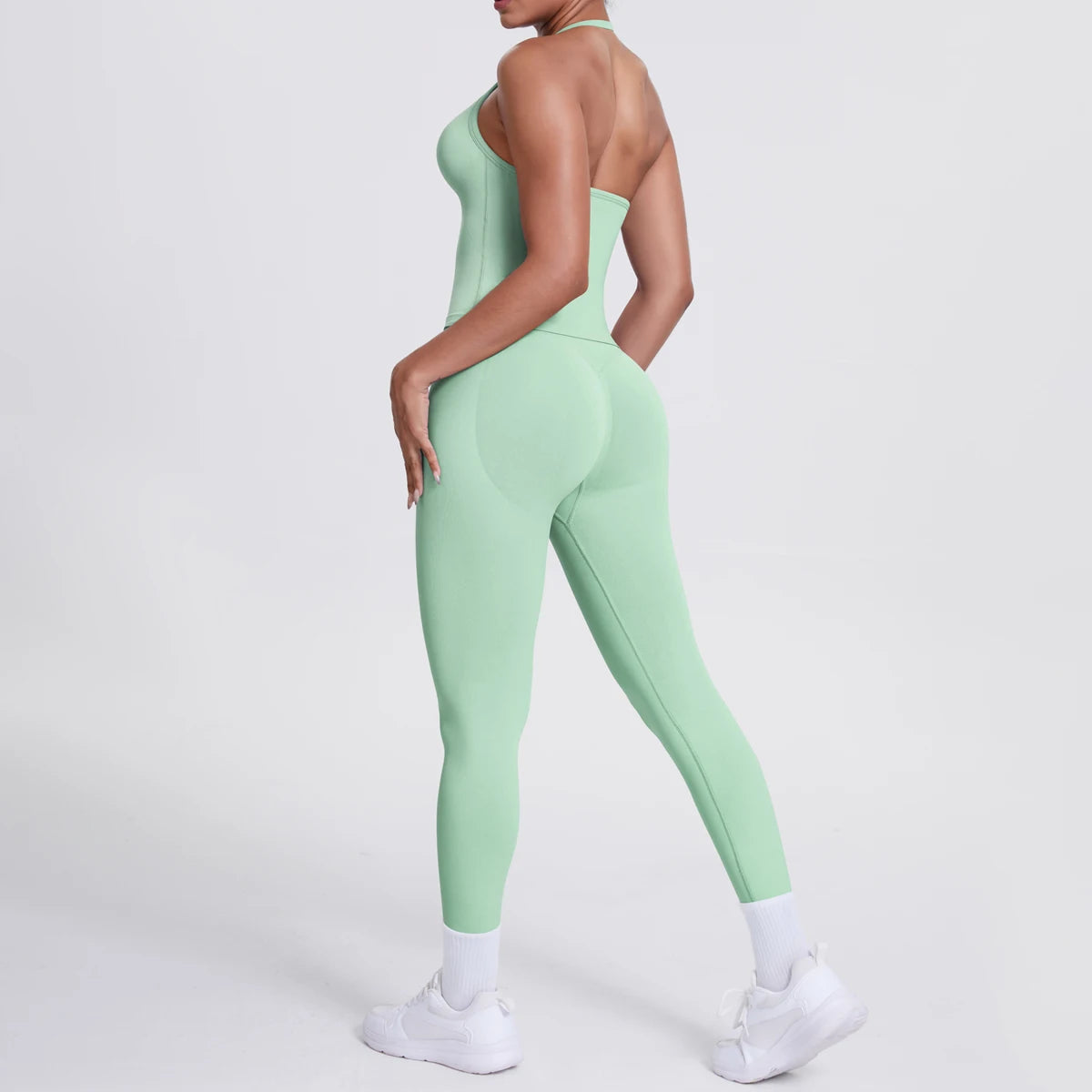 2 Piece Yoga Clothes Women Tracksuit Athletic Wear Pilates Fitness Suit Gym Workout Push Up Clothes Sports Bra Leggings Suit