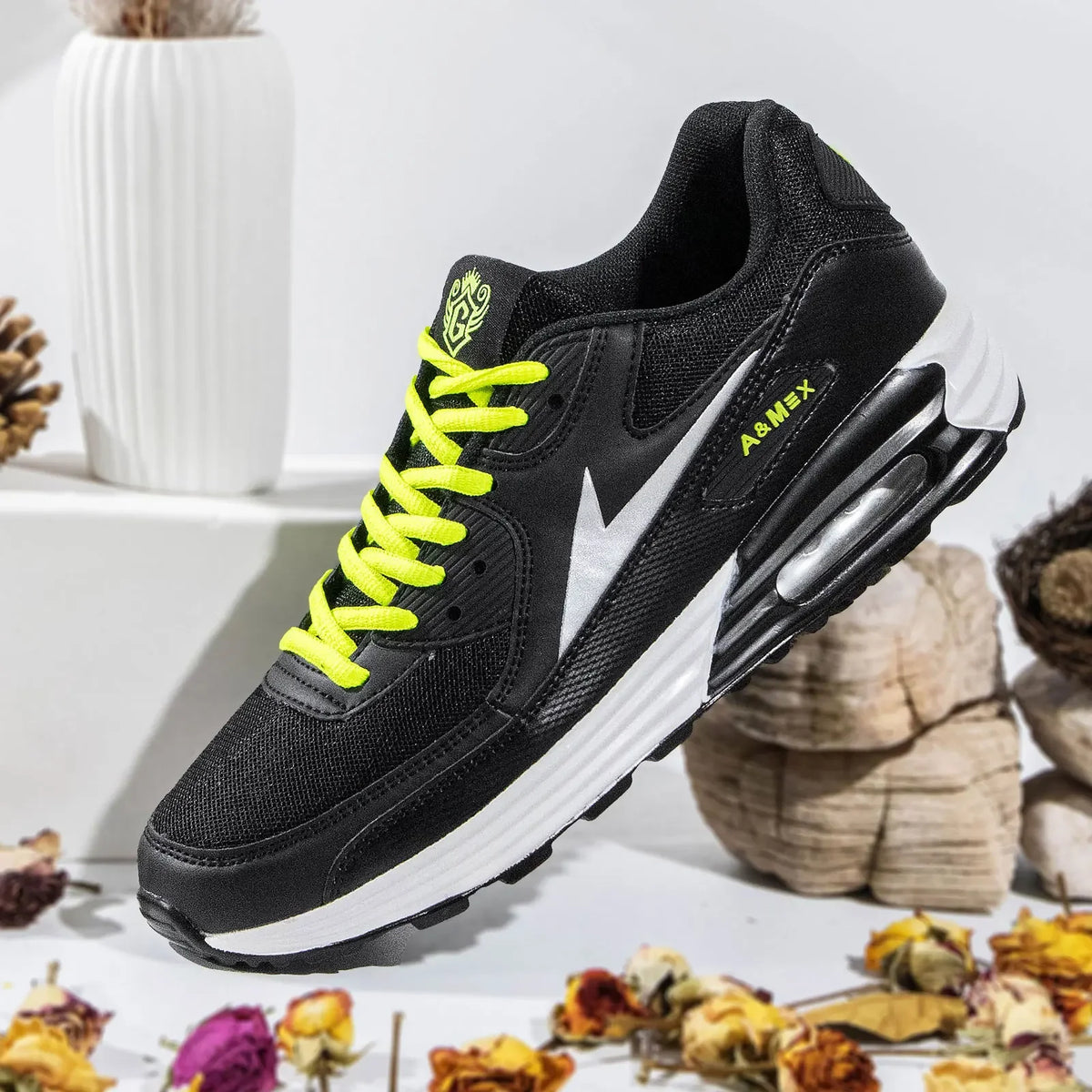 Men's Performance Air-Cushion Running Sneakers – Breathable Athletic Sneakers for Training, Tennis, and Basketball