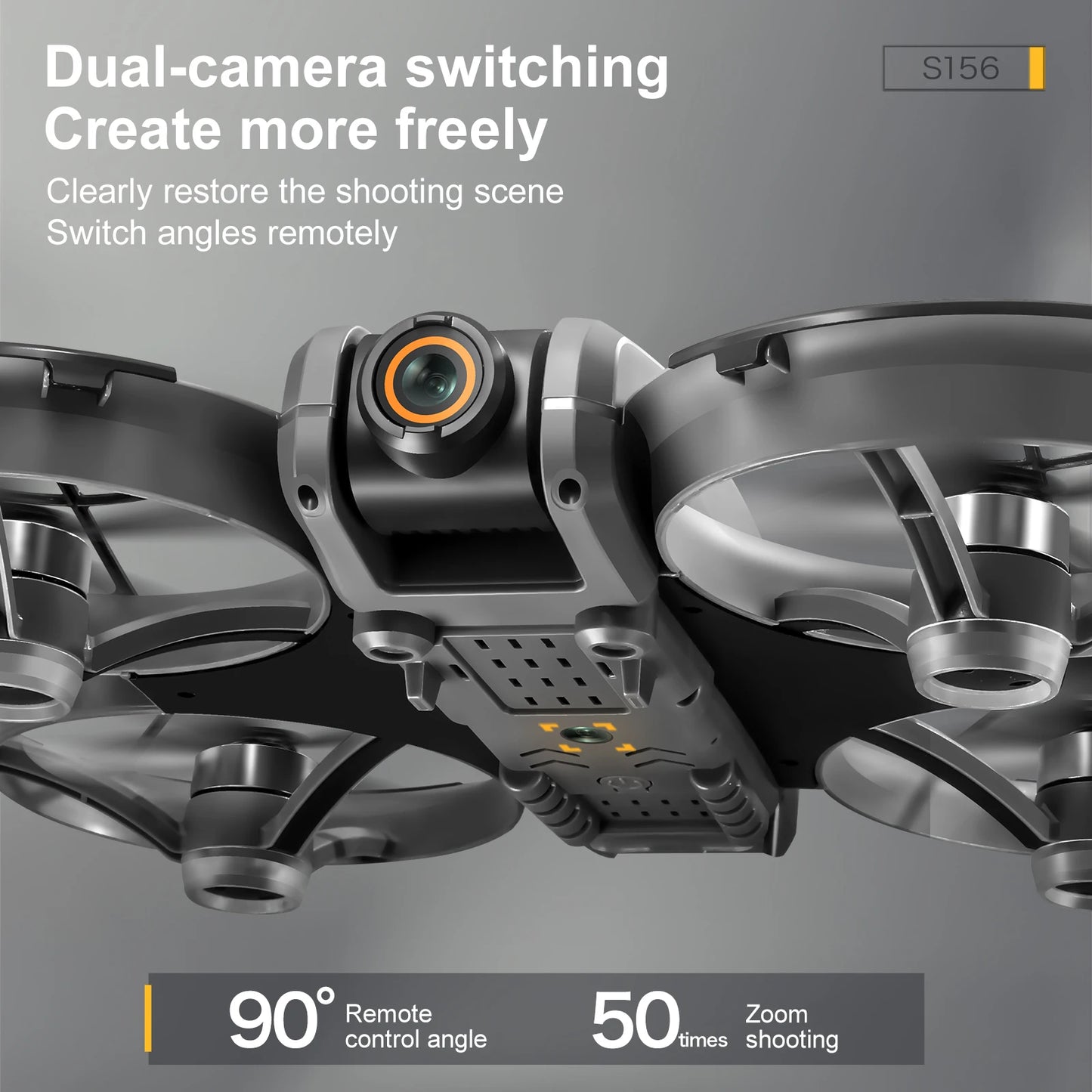 S156 Mini Drone 8K HD Aerial Photography Dual-Camera Dron With Screen Omnidirectional Brushless Motor Drone RC Toy Gift