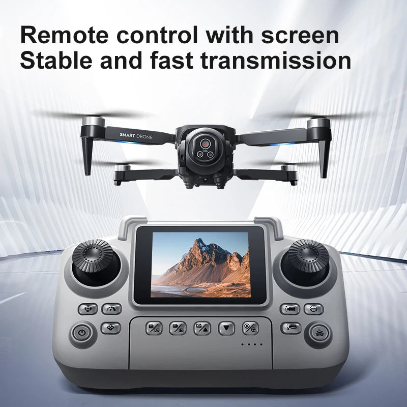D18 Drone with 8K HD 150° Electric Dual FPV Camera Angle Obstacle Avoidance Foldable Quadcopter for Aerial Photography Toy