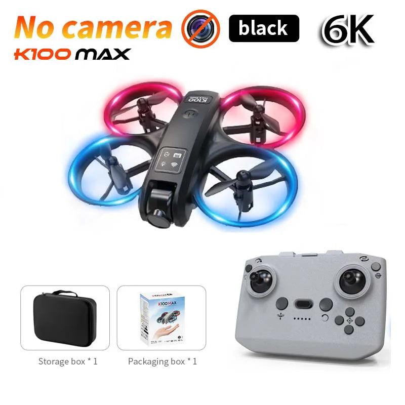 8K HD K100 MAX UAV Toy GPS Drones Large Screen Camera 5KM Range HD Dual Cameras Obstacle Avoidance Photography Quadcopter Gifts