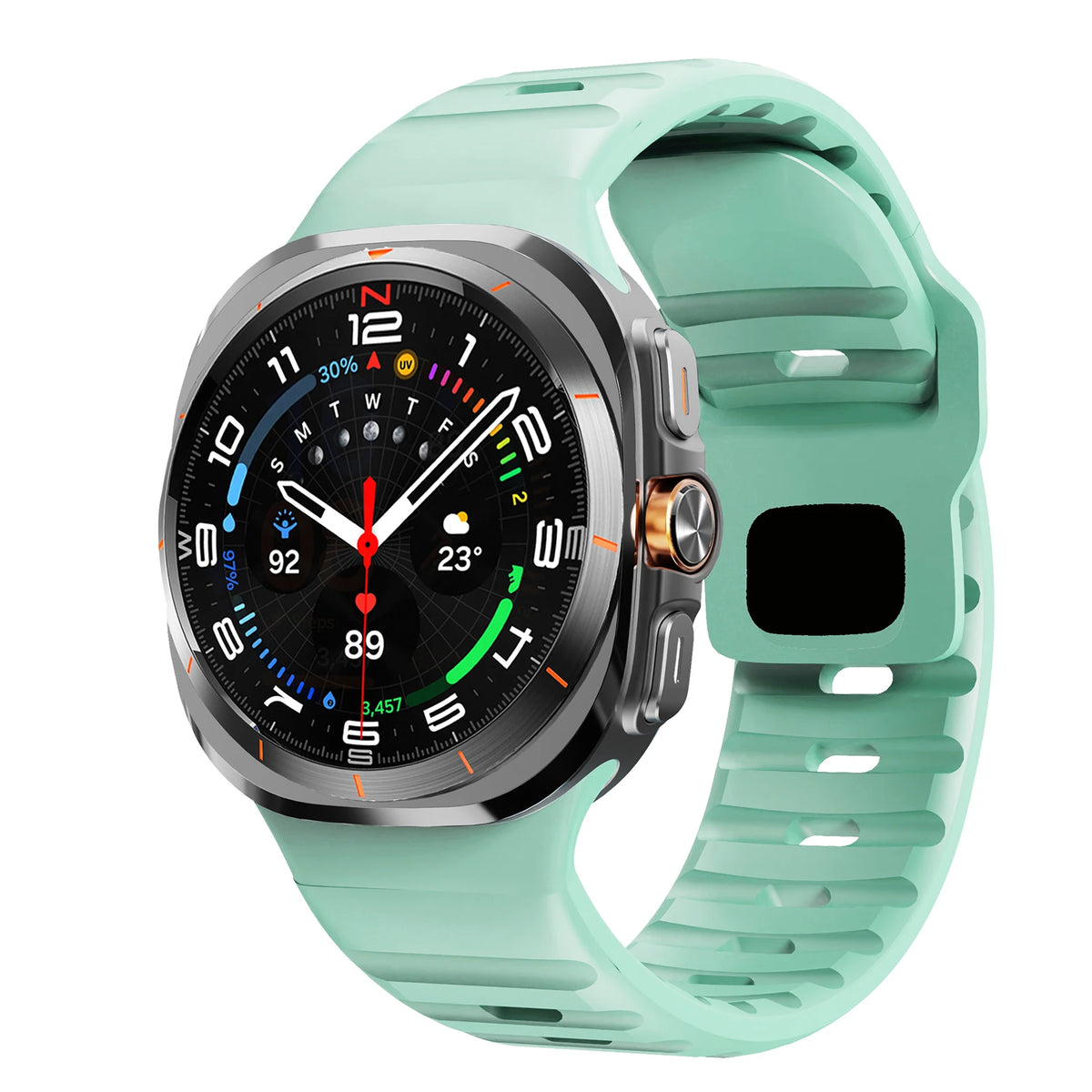 Sport Silicone For Samsung Galaxy Watch 7 Ultra Strap 47mm Accessories correa Bracelet For Samsung Galaxy Watch ultra band 47 mm