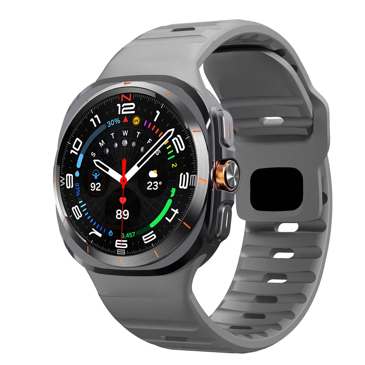 Sport Silicone For Samsung Galaxy Watch 7 Ultra Strap 47mm Accessories correa Bracelet For Samsung Galaxy Watch ultra band 47 mm