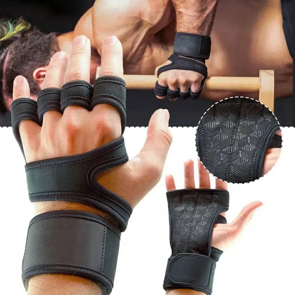 Training Sport Gloves for Men Women Workout Gloves Fitness Body Building Weightlifting Gym Hand Wrist Palm Protector Gloves