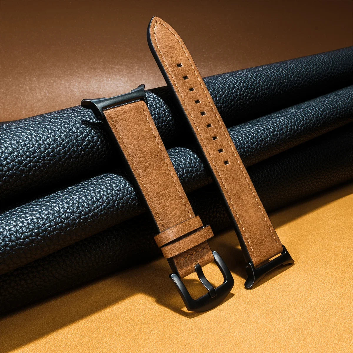 No Gaps Leather Strap for Samsung Galaxy Watch 7 Ultra 47mm Wristband Bracelet for Galaxy Watch 7 Ultra 47mm Quick Business Band