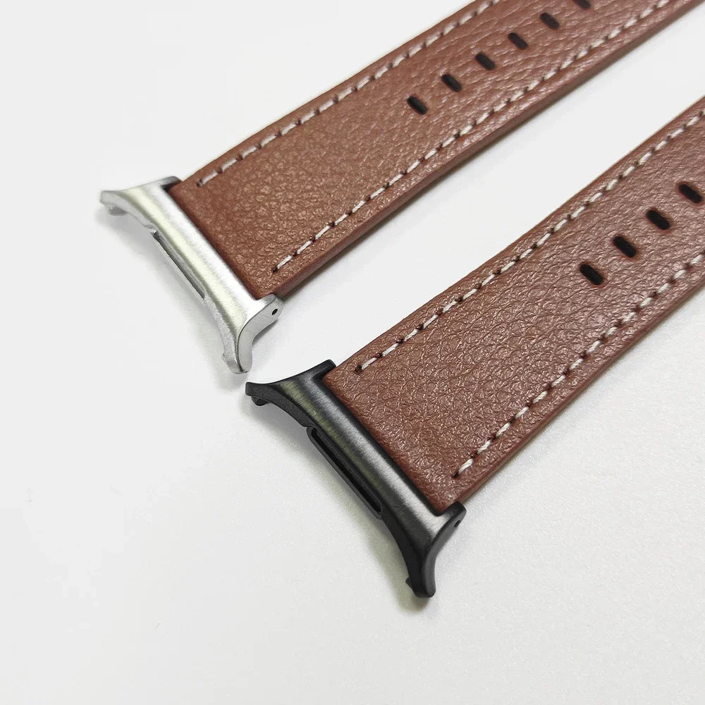 For Samsung Galaxy Watch Ultra 47mm Watch Straps Leather Wristband Galaxy Watch7 Ultra Watchband Bracelet Replacement Accessorie