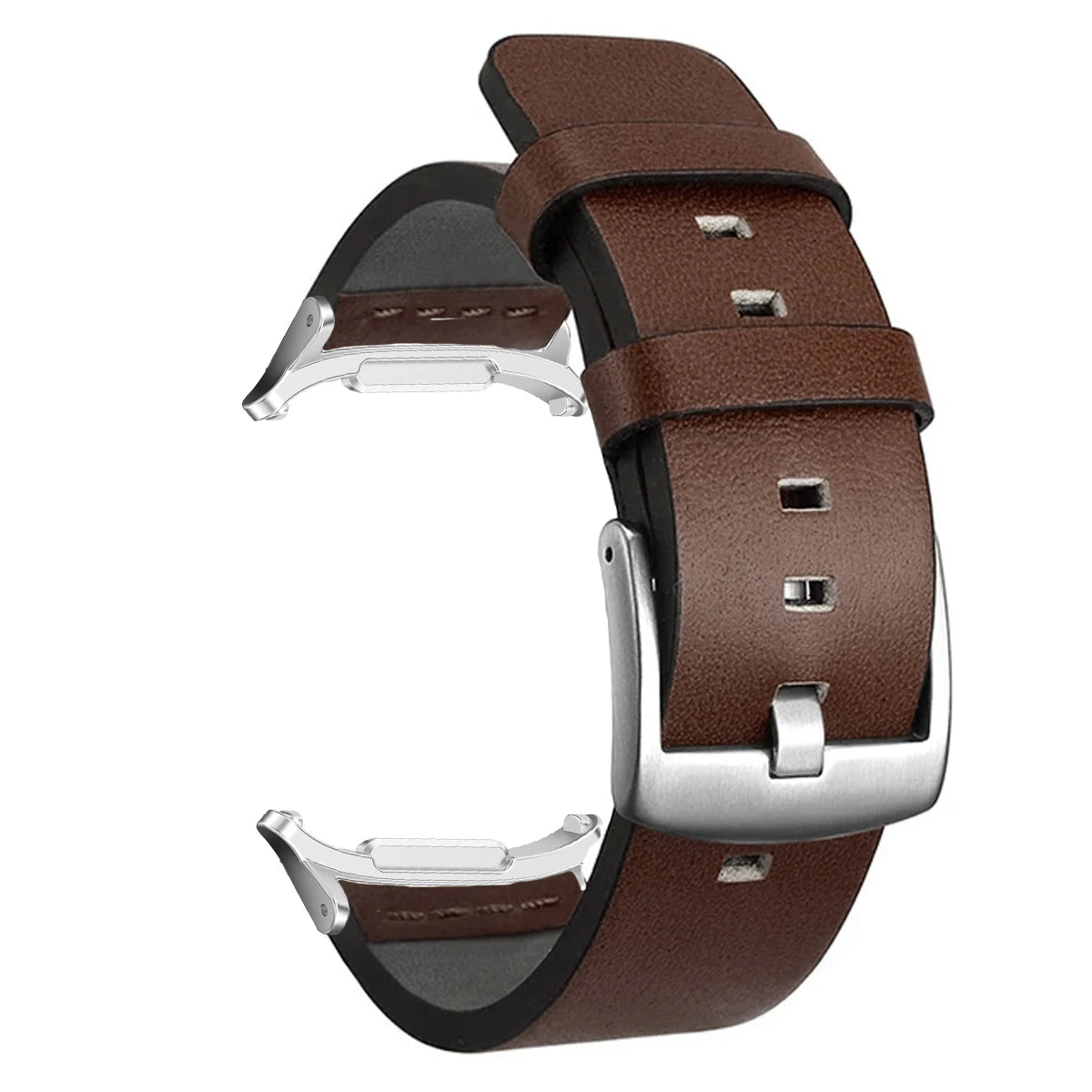 Leather Strap for Samsung Galaxy Watch 7 Ultra 47mm Business Band Bracelet for Galaxy Watch Ultra 47mm No Gaps Wristband Correa