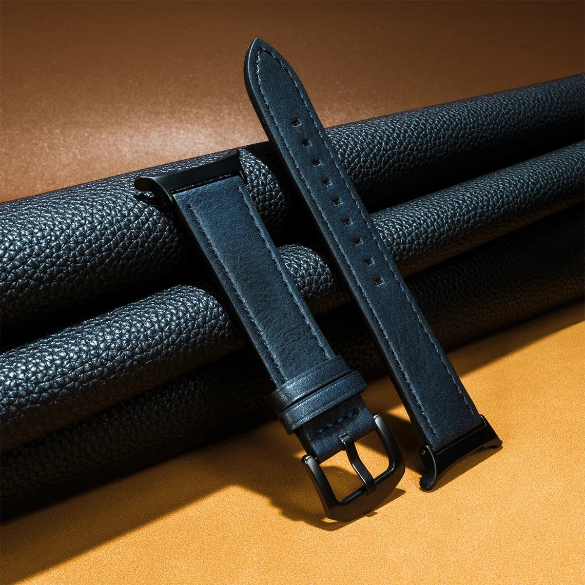 No Gaps Leather Strap for Samsung Galaxy Watch 7 Ultra 47mm Wristband Bracelet for Galaxy Watch 7 Ultra 47mm Quick Business Band