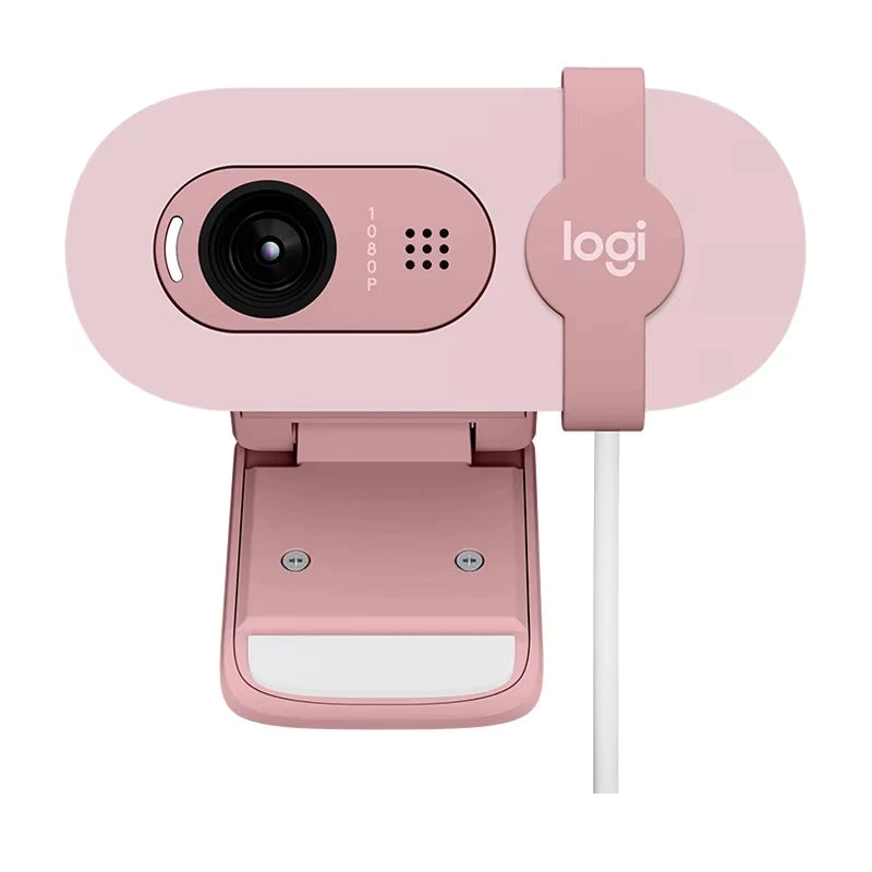 Logitech Brio 90 HD 1080p webcam with automatic light balancing, integrated privacy shutter, and built-in microphone Webcam