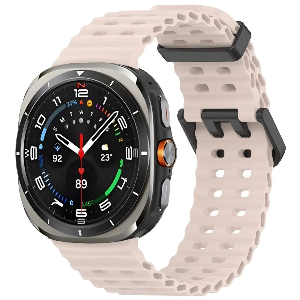 Ocean Silicone Band for Samsung Galaxy Watch 8-7 Ultra 47mm Original Wristband Correa for Samsung Galaxy Watch Ultra 47mm Strap