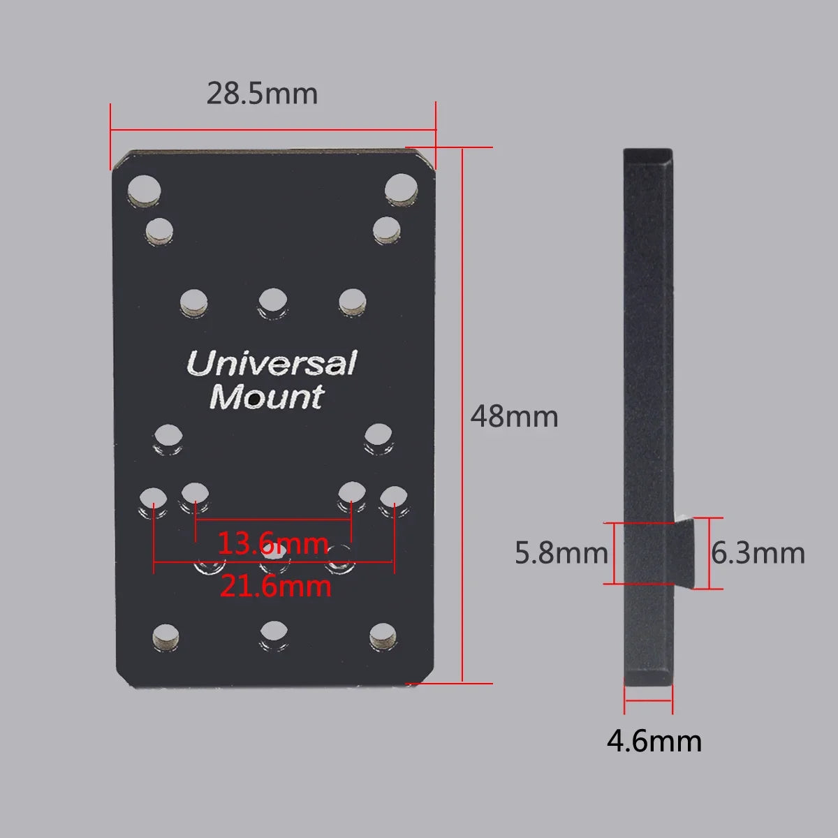 Metal Mini RMR Red Dot Sight Collimator Rifle Reflex Sight Scope Fit 20mm Rail For Hunting Pistol Glock 17 19 AR15 M4