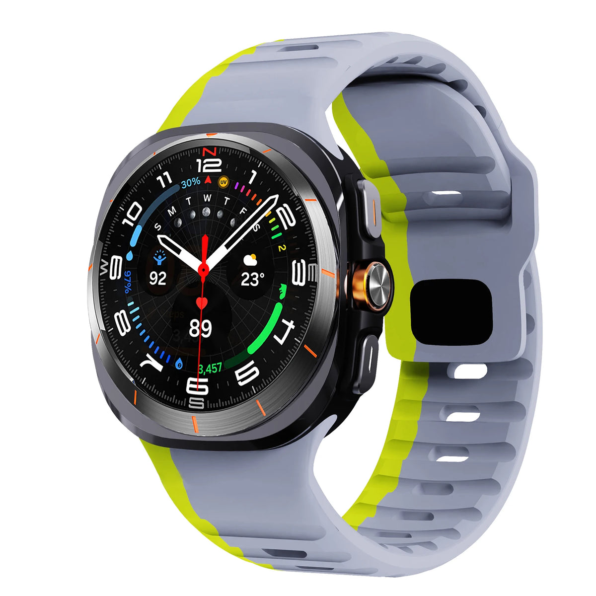 Sport Silicone For Samsung Galaxy Watch 7 Ultra Strap 47mm Accessories correa Bracelet For Samsung Galaxy Watch ultra band 47 mm