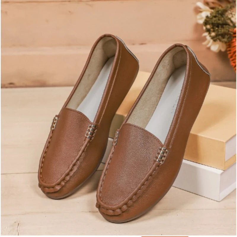 Women Casual Shoes 2026 New Spring and Autumn Flat Loafers Shoes Women Fashion Non-slip