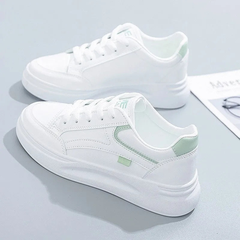 Contemporary Women's Lace-Up Sneaker – Fashion-Forward Silhouette, Premium Comfort Construction, and Versatile Styling for Daily Casual Wear