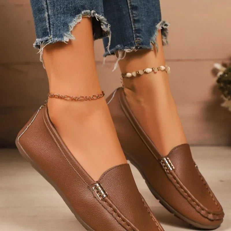 Women Casual Shoes 2026 New Spring and Autumn Flat Loafers Shoes Women Fashion Non-slip