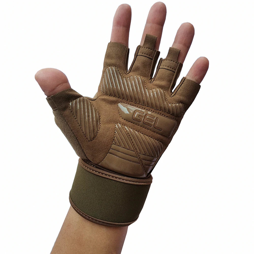 Gym Gloves Bodybuilding Powerlifting Dumbbell Pull Ups Home Workout Training Fitness Gloves For Man Gym