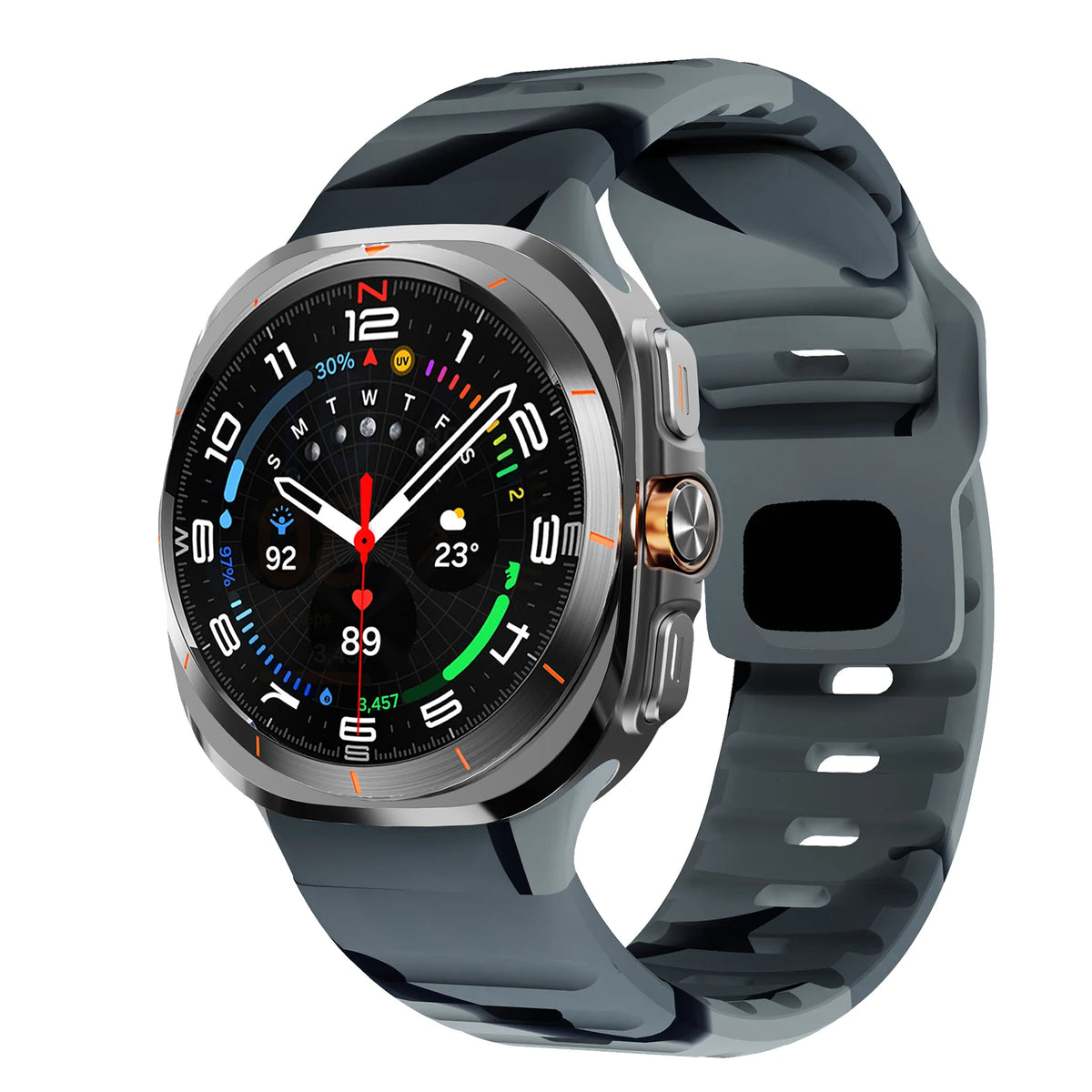 Sport Silicone For Samsung Galaxy Watch 7 Ultra Strap 47mm Accessories correa Bracelet For Samsung Galaxy Watch ultra band 47 mm