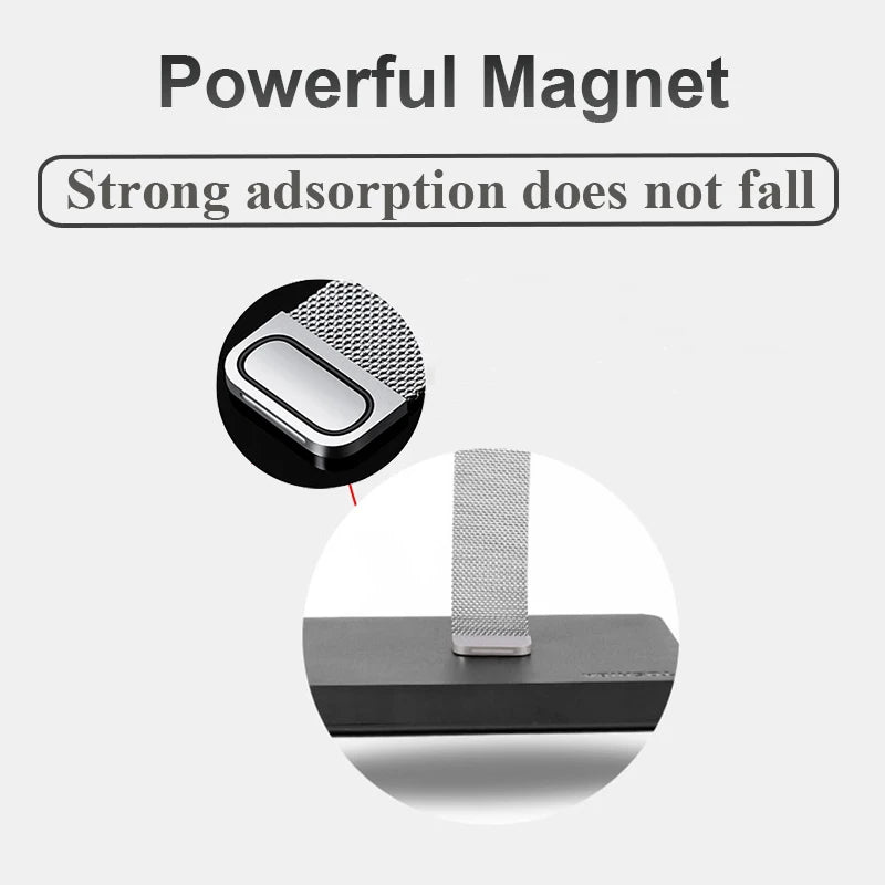 Metal Strap For Samsung Galaxy Watch 5 6 7 40mm 44mm Band With Screen Protector Hard Case Magnetic Loop Quick Install Bracelet