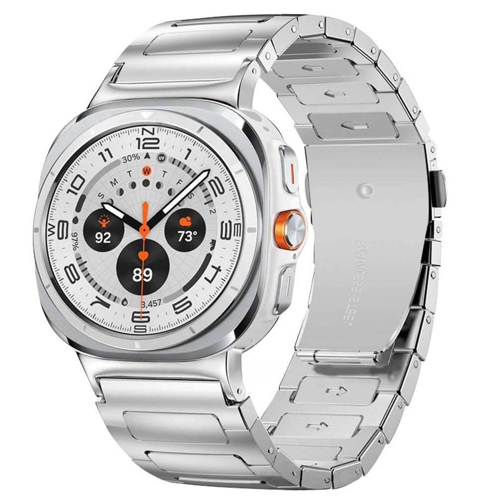 Stainless Steel Strap For Samsung Galaxy Watch Ultra 47mm No Gaps Replacement Bracelet For Samsung Galaxy Watch 7 Ultra 47mm