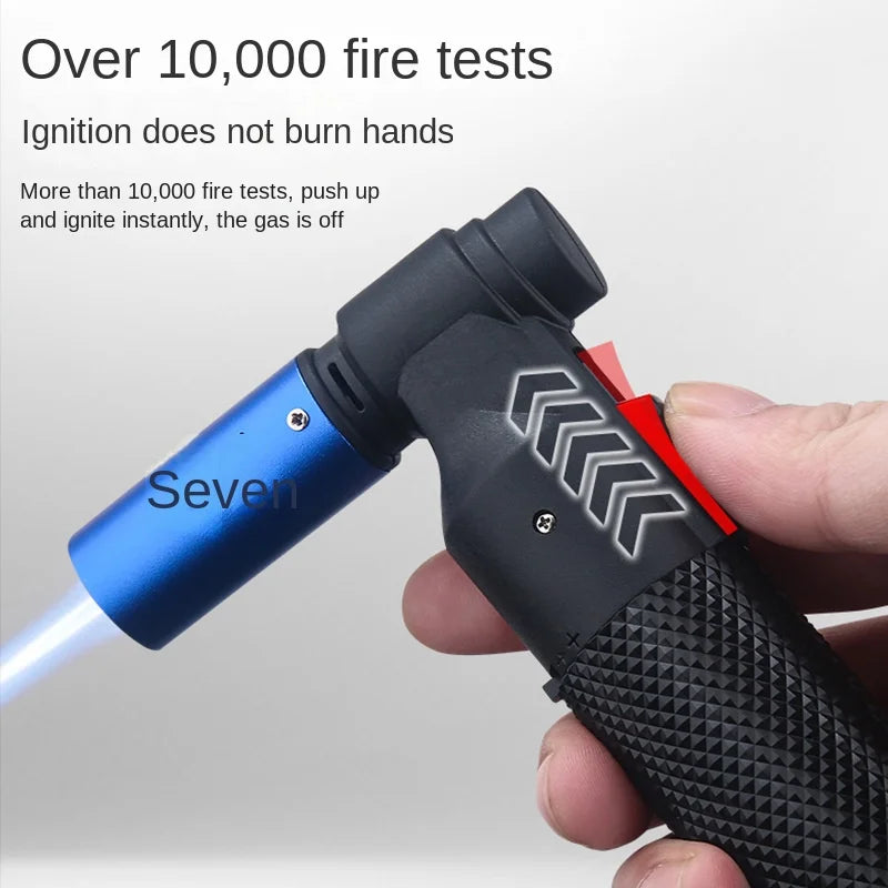 Spray Gun Torch Blue Flame Jet Gas Lighter Kitchen Cooking Smoking Accessories Windproof Turbo Jewelry Welding Cigar Lighters