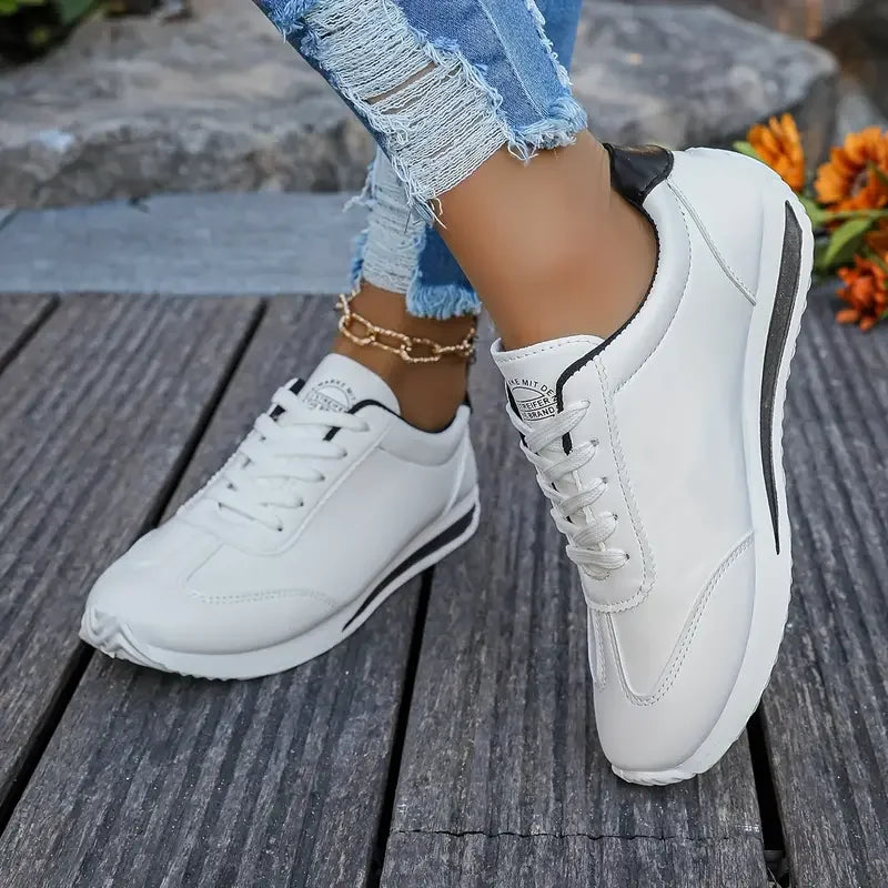 Roman Luxury Designer Women's Sneaker – Contemporary Low-Heel Silhouette, Premium Fashion Finish, and Engineered Comfort for Autumn Styling and Active Wear