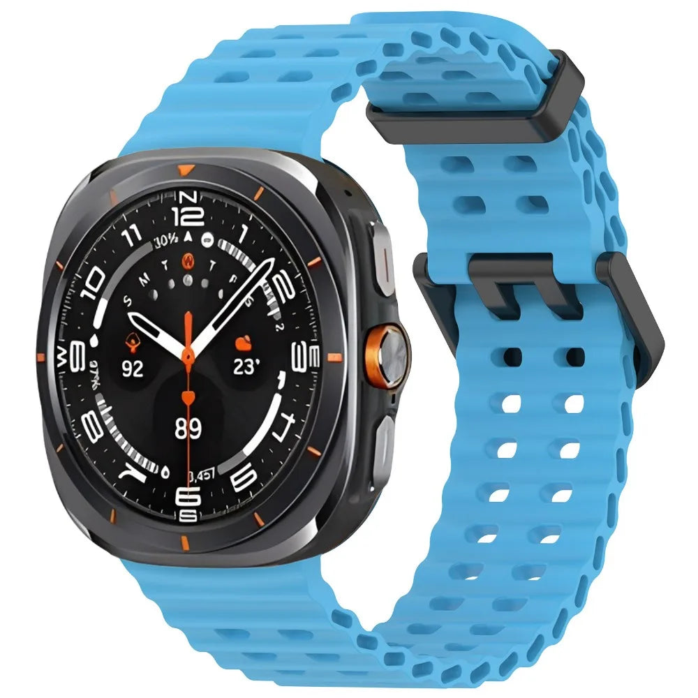Ocean Silicone Band for Samsung Galaxy Watch 8-7 Ultra 47mm Original Wristband Correa for Samsung Galaxy Watch Ultra 47mm Strap